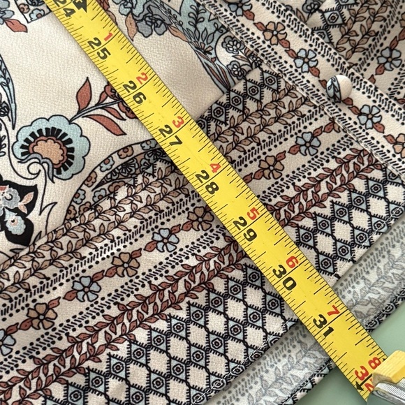 Show Me Your Mumu Dress Carrie Collared Cool Paisley Print Size M - Picture 15 of 16